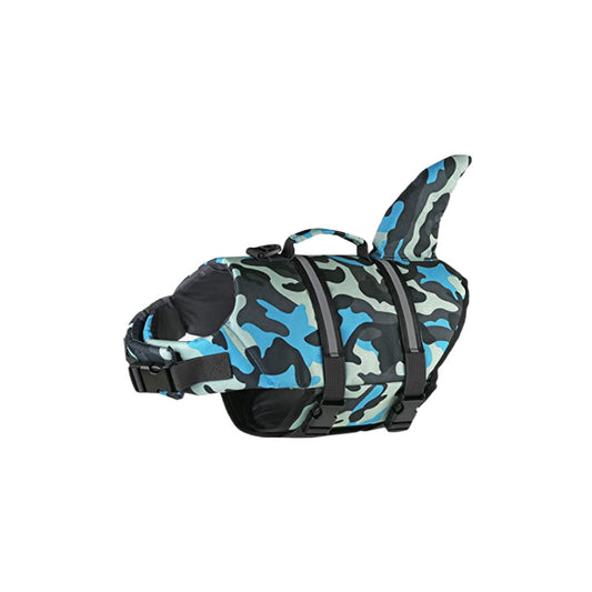 Blue Camouflage Pattern Pet Life Jacket for Dogs