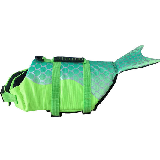 Green Scales Pattern Pet Life Jacket for Dogs