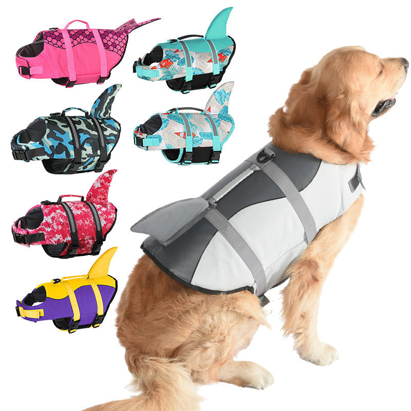 Green Scales Pattern Pet Life Jacket for Dogs