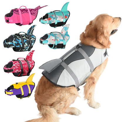 Green Scales Pattern Pet Life Jacket for Dogs
