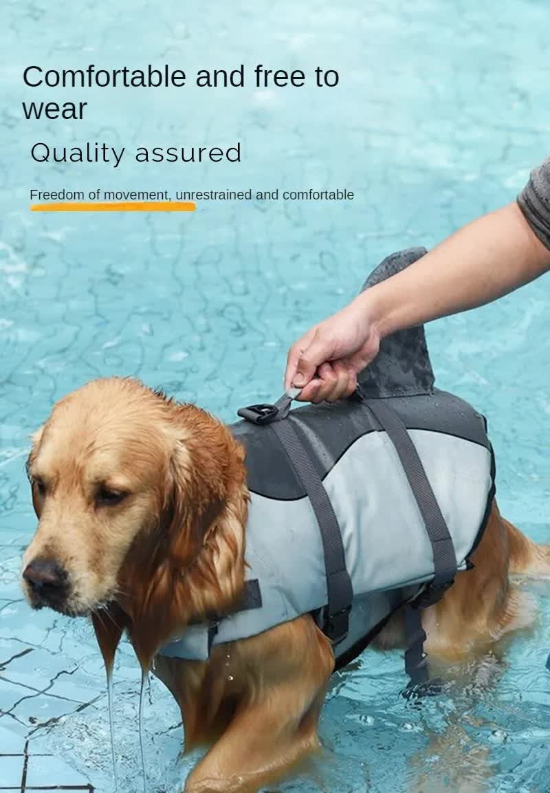 Green Scales Pattern Pet Life Jacket for Dogs