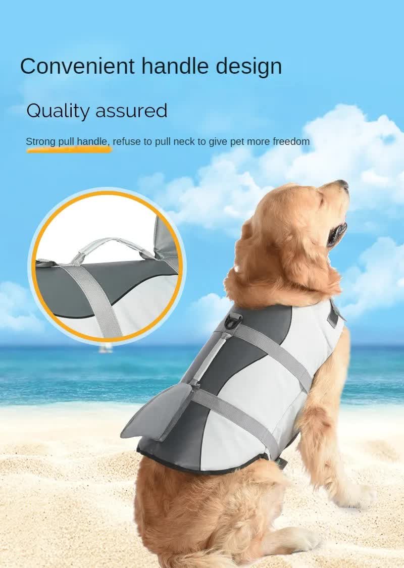 Green Scales Pattern Pet Life Jacket for Dogs
