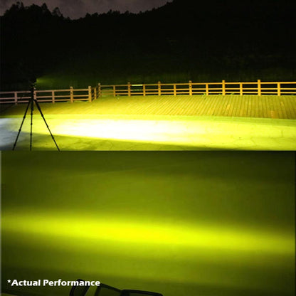 Pair 5 inch LED Light Bar - Amber