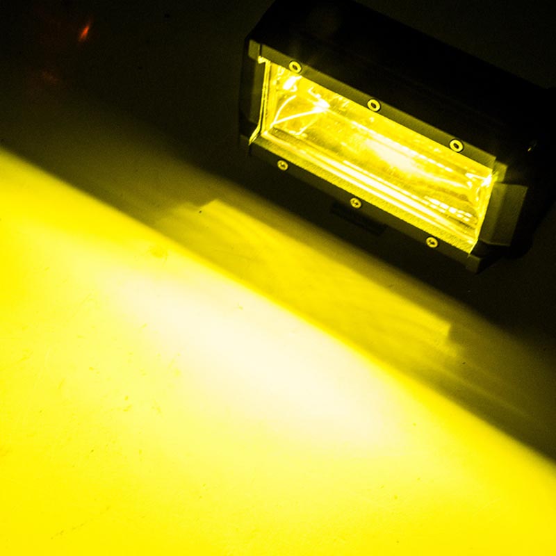 Pair 5 inch LED Light Bar - Amber